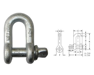 Szekla-G210 SZAKLA ŁAŃCUCHA Z ŚRUBĄ US